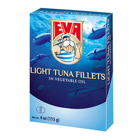 Eva Light Tuna Fillet in Vegetable Oil 115g