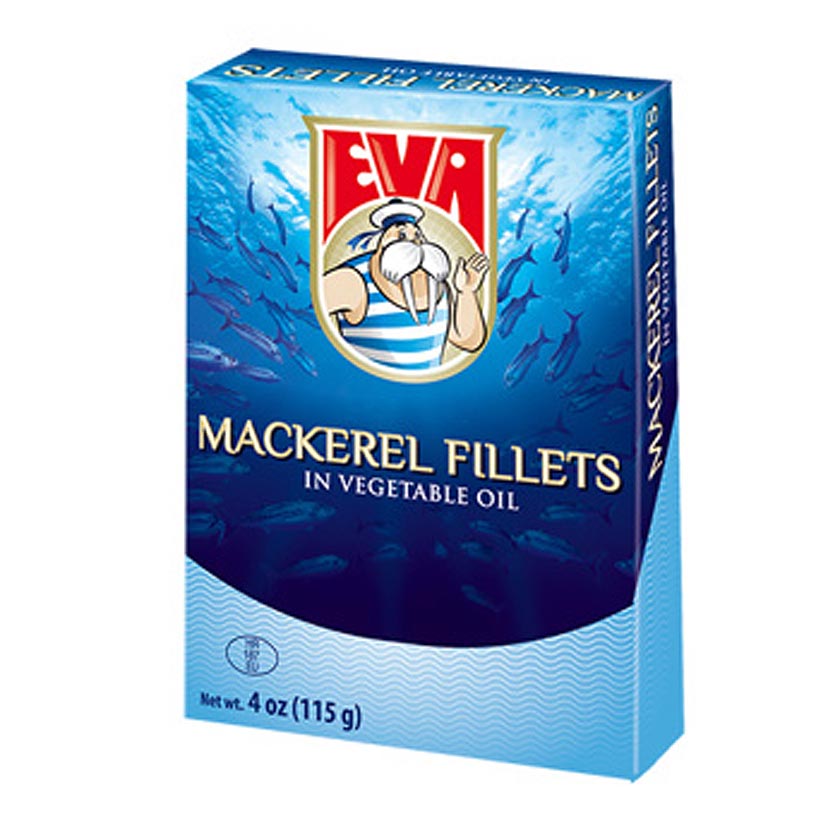 Eva Skusa Mackerel Fillet in Vegetable Oil 115g