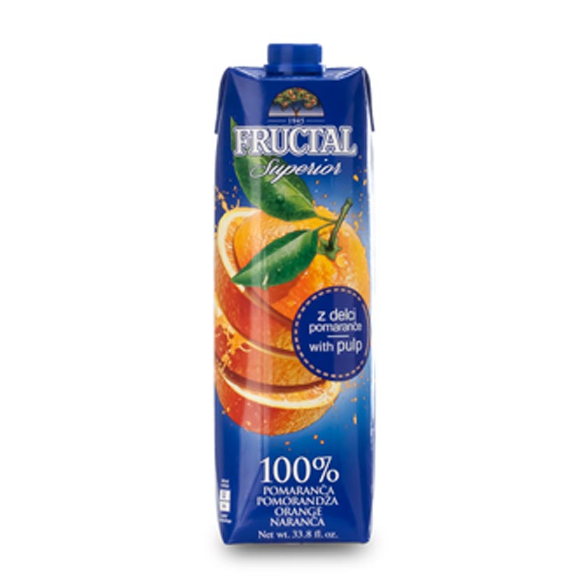 Fructal Superior 100% Juice Orange 1L