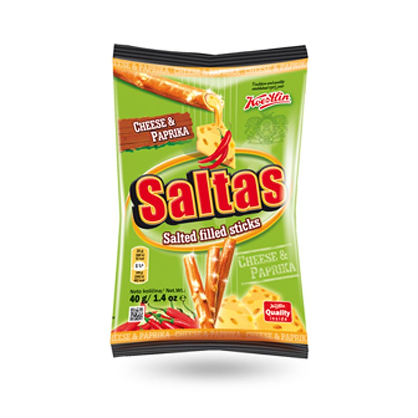 Koestlin Saltas Cheese & Paprika Pretzels 40g