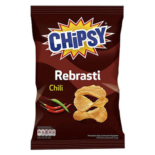 Marbo Chipsy Ribbed Cili 80g