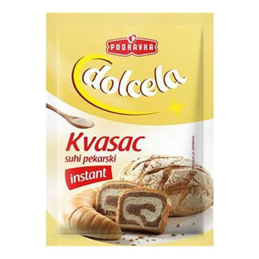 Podravka Dolcela Kvasac Bake Yeast 35gf, Pack 4+1 Gratis