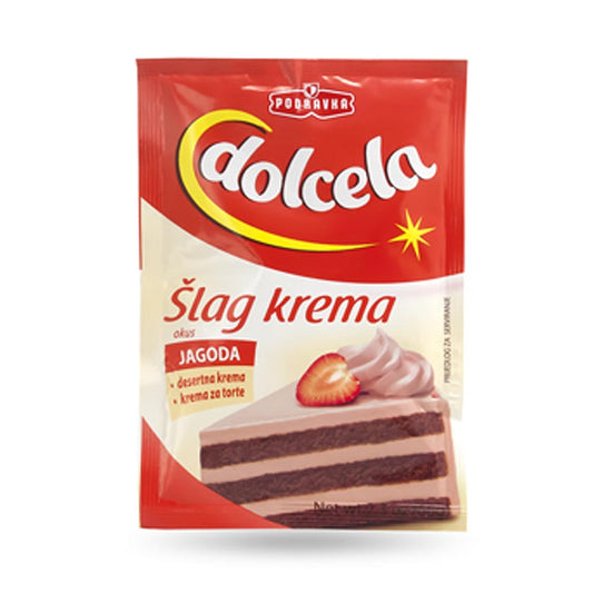 Podravka Dolcela Slag Cream Strawberry 66g