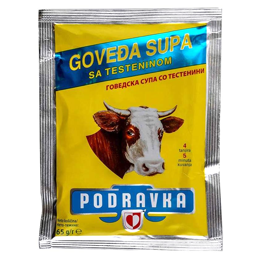 Podravka Goveda Beef Noodle Soup 65g