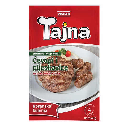 Vispak Tajna Cevapi & Pljeskavice 40g