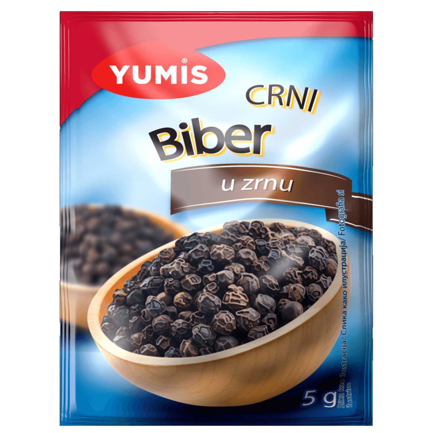 Yumis, Black Pepper, Biber u Zrnu, 5g