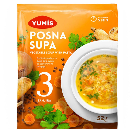 Yumis Posna Supa, Vegan Soup 52g