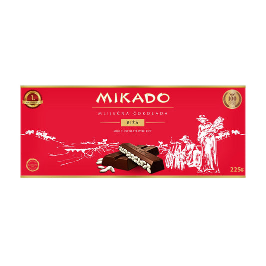 Zvecevo Mikado Rice Chocolate 225g