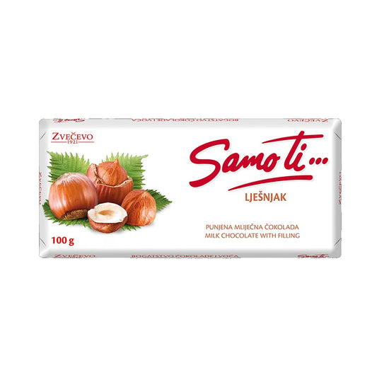 Zvecevo Samo Ti Hazelnut Chocolate 100g