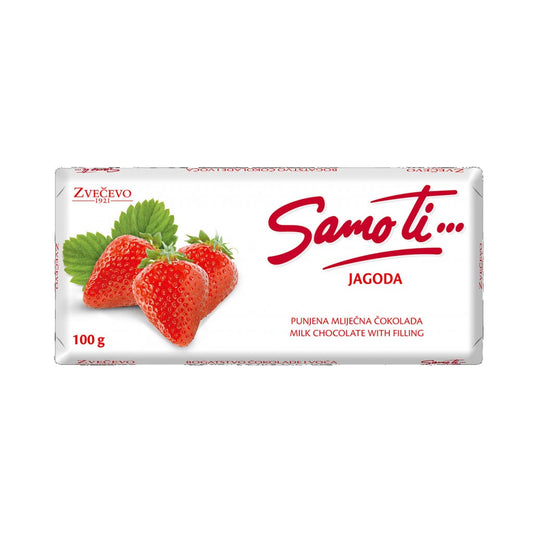 Zvecevo Samo Ti, Strawberry Chocolate 100g